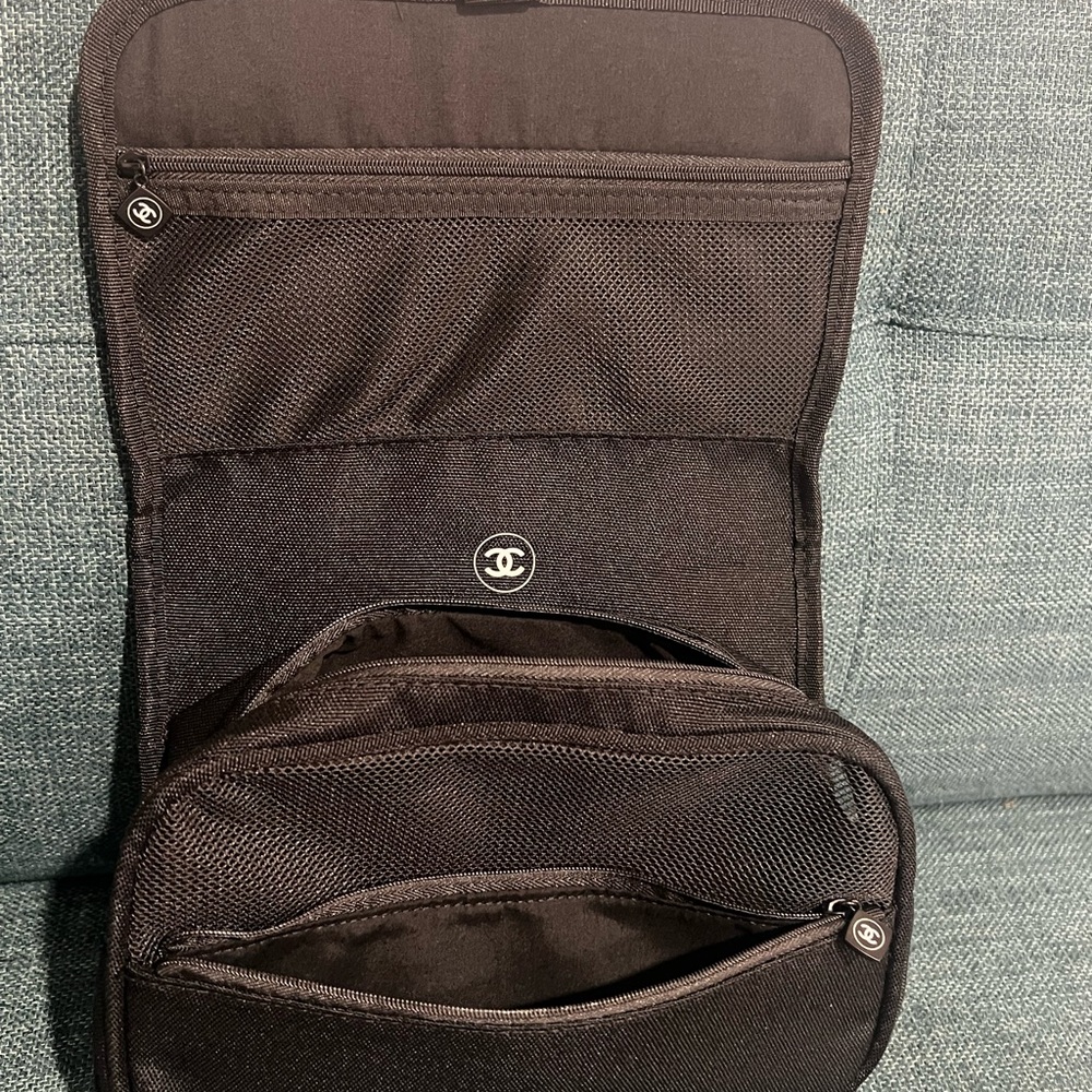 Chanel Black Toiletry Bag